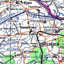 Лужки на карте