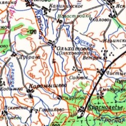Чкалово на карте