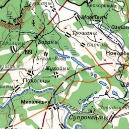 Озеро Тумское на карте