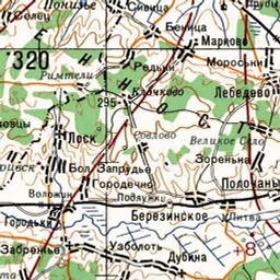 Клочково на карте