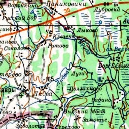 Бобры на карте