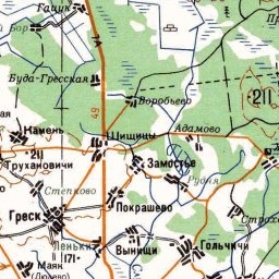 Подлужье на карте