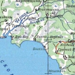 Усадище на карте