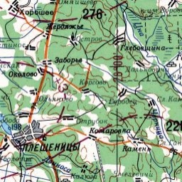 Русаки на карте