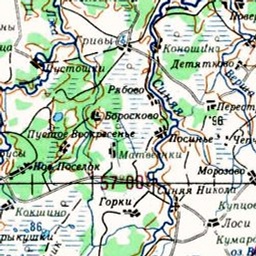 Морозово на карте
