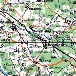Фёдорово на карте