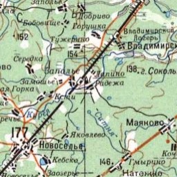 Усадище на карте