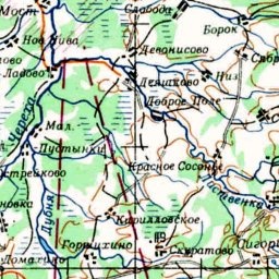 Коробово на карте