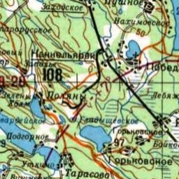 Заходское на карте