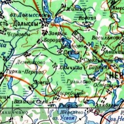 Чернецово на карте