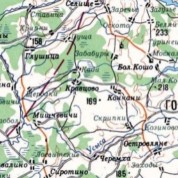 Бывалино на карте