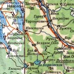 Лужки на карте