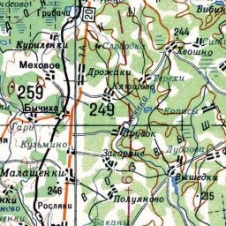 Первомайка на карте