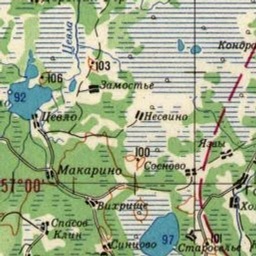 Замостье на карте