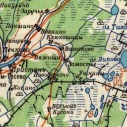 Замостье на карте Замостье на карте