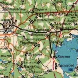 Малахово на карте