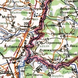 Подлужье на карте