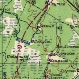 Пруды на карте