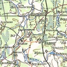 Обухово на карте