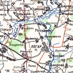 Орлы на карте