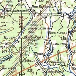 Крапивна на карте