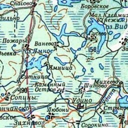 Березняки на карте