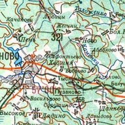 Кувшиново на карте