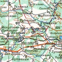 Нащёкино на карте