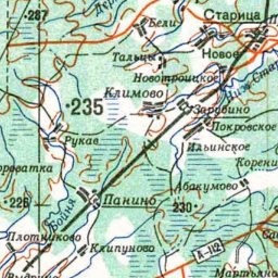Панино на карте