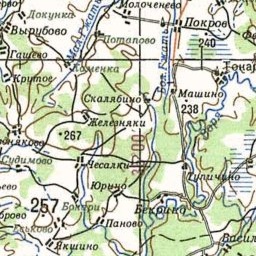 Машино на карте