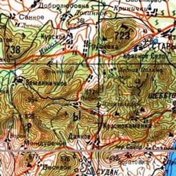 Голлер хребет на карте