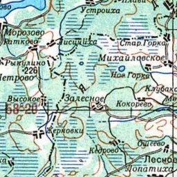 Антоново на карте