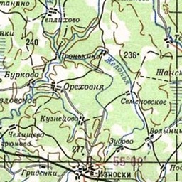 Семеновское на карте