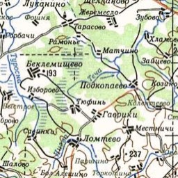 Савинки на карте