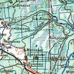 Гора на карте
