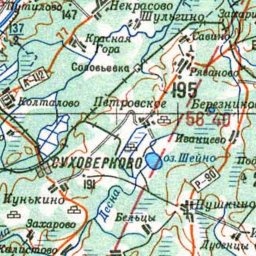 Максимовская на карте