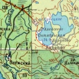 Алексеево на карте