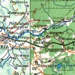 Княжёво на карте