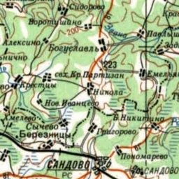 Гора на карте