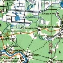 Ширяево на карте
