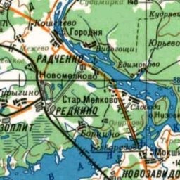 Воскресенское на карте