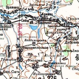 Прудки на карте