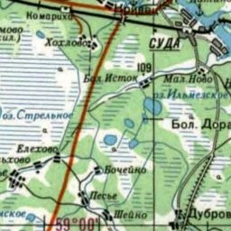 Песье на карте