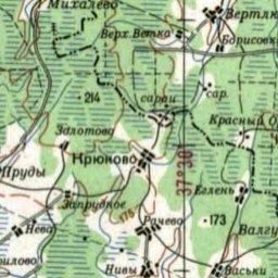 Золотово на карте