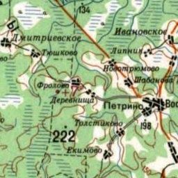 Воскресенское на карте