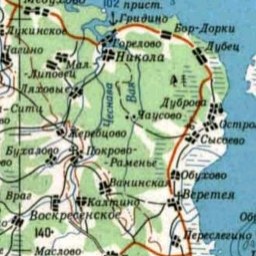 Кашино на карте