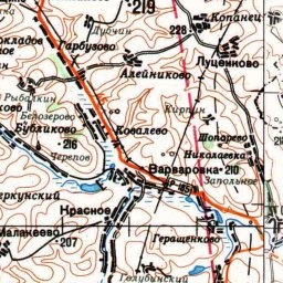 Новосёловка на карте