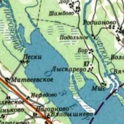 Родионово на карте