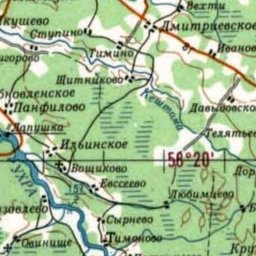 Коняево на карте