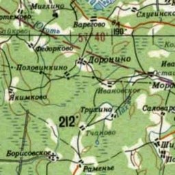 Глебово на карте